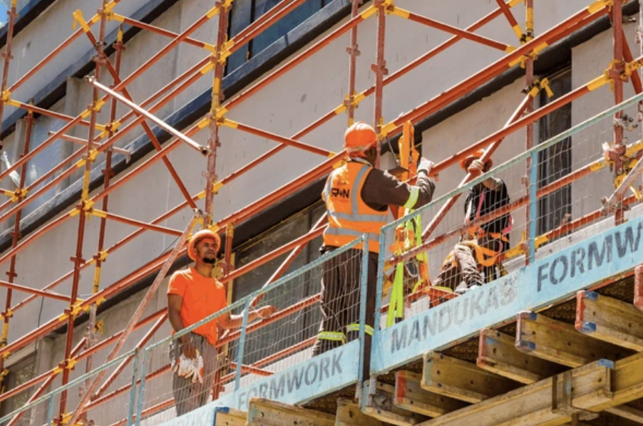 Construction site in Africa