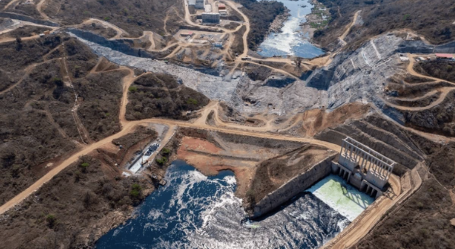 Hydropower dam in Africa